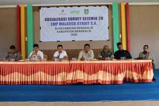 EMP Malacca Strait Gelar Sosialisasi Seismik di Kecamatan Bengkalis