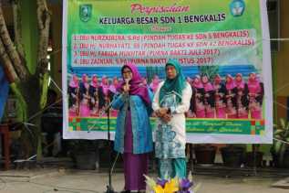 Perpisahan Kepala SD Negeri 1 Bengkalis Berlangsung Haru