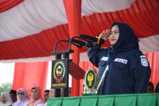 Desa Sebangar Jadi Lokus Pelaksanaan TMMD, Bupati Kasmarni Minta Warga Ikut Wujudkan Akselerasi Pembangunan Desa