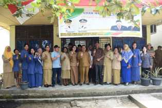 Saat Peninjauan 3 Proyek Strategis, Bupati Amril Kunjungi 3 Sekolah