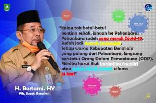 Plh. Bupati Bengkalis H Bustami HY, “Kalau Tak Betul-Betul Penting Sekali, Jangan ke Pekanbaru”