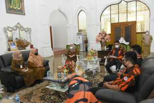 Bahas Rakercab, Pemuda Pancasila Audiensi Bersama Bupati Bengkalis