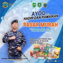 Besok, Lanal Dumai dan Pemprov Riau Gelar Pasar Murah di Pantai Raja Kecik