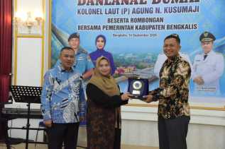 Perkuat Sinergi Maritim, Pemkab Bengkalis dan Danlanal Dumai Komitmen Jaga Keamanan