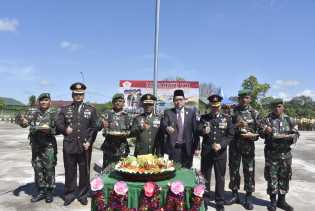Sebanyak 12 Prajurit Naik Pangkat