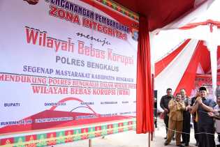 Polres Bengkalis Canangkan WBK, AKBP Yusup Rahmanto Minta Dukungan Masyarakat