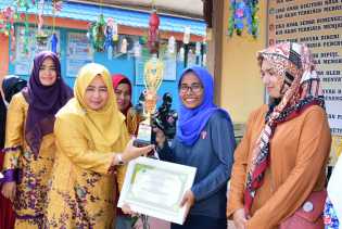 TK Negeri Pembina Bengkalis Gelar Lomba Menghias Taman Kelas