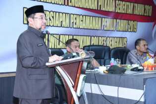 Bupati Amril Tegaskan Seluruh Pegawai Pemkab Bengkalis Netral Pada Pileg dan Pilres 2019