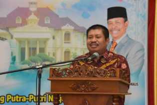 Lepas Atlet Porprov, Berikut 7 Pesan Bupati Amril