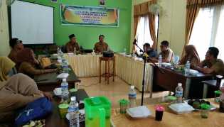 Pemdes Resam Lapis Fasilitasi Kegiatan Monitoring yang Dilakukan Pemerintah Kecamatan Bantan