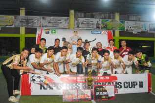 Tahniah kepada Pemenang Turnamen Futsal, Bupati Bengkalis Apresiasi Kapolres Bengkalis Cup II 