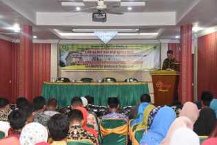 Dispersip Gelar Seminar Motivasi Kepala Desa Dan Bimtek Pengelola Perpustakaan Desa