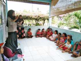 FAN-KEBTAN Sosialisasi Bersama Anak-anak Suku Asli