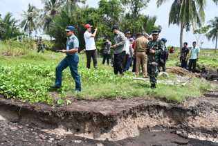 Tim Studi Kementerian dan Lembaga Lakukan Kajian Abrasi di Pulau Bengkalis