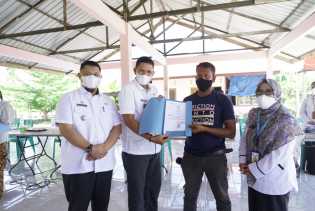 Camat Mandau Tinjau Jebol Master di Kelurahan Pematang Pudu
