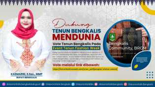 Dukung Tenun Bengkalis Mendunia, Bupati Kasmarni Ajak Vote di Link ini