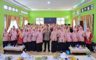Sosialisasi Pencegahan Diabetes dan Penyakit Jantung, DWP Bengkalis Tekankan Peran Keluarga