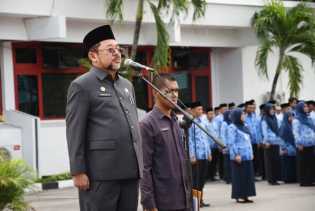 Sekda Bengkalis H Bustami HY Inspektur Upacara Peringatan ke-71 HBN