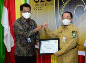 Pemkab Bengkalis Raih Penghargaan Predikat Penyaluran DAK Fisik 2021 Terbaik se-Riau