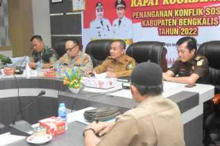 Wabup Bagus Buka Rakor Penanganan Konflik Sosial