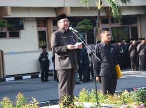 Sekda H Bustami HY Pimpin Upacara Harkitnas ke-110