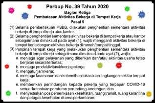 Selasa, Pegawai Pemkab Bengkalis Juga Masuk Kerja, Tapi Tetap Mempedomani Perbup Nomor 39 Tahun 2020