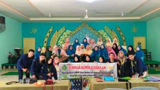 Mahasiswa KKN STAIN Gelar Seminar dan Workshop Kewirausahaan