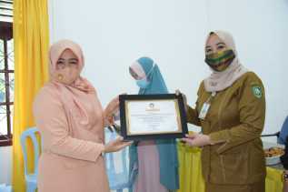 Akna Juita Serahkan Penghargaan Kepada DWP Unit se-Kabupaten Bengkalis