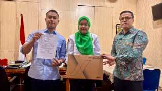 Rosmiatin Guru MTs Baitsuddin Kecamatan Rupat Utara, Raih Anugrah Media Pembelajaran dari Kementerian Agama RI