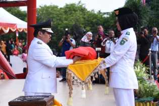 Penurunan Bendera Merah Putih Juga Berlangsung Sukses
