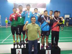 Menang 3-0 Tanpa Balas, Bengkalis Raih Emas di Cabor Tenis Meja Ganda Putra Popda Riau 2018