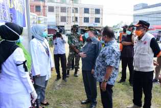 Cegah Covid-19, Penumpang Wajib Turun dan Diperiksa di Posko Penanganan Covid