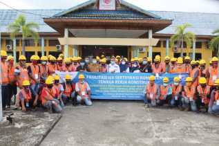 Balai Jasa Konstruksi Wilayah I Banda Aceh Gelar Sertifikasi Tenga Kerja di Bantan