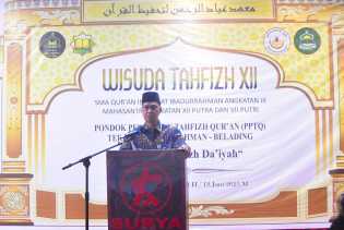 Hadiri Wisuda Tahfidz, Bupati Harapkan Wisudawan Semakin Cerdas dan Berkualitas