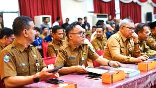 Bupati Kasmarni Ikuti Musrenbang RPJMD Provinsi Riau 2025-2029