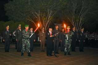 Doa dan Kenang Para Pahlawan, Wabup Bengkalis Pimpin Apel Kehormatan Renungan Suci