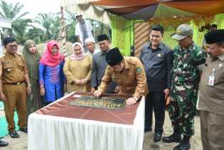 Bupati Amril Mukminin Resmikan Nama Masjid Jami' Baitur Rahman Bukit Kerikil
