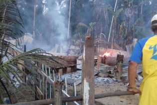 Bantu Korban Kebakaran di Desa Semunai Kecamatan Pinggir, Besok Dinas Sosial Turun Lapangan
