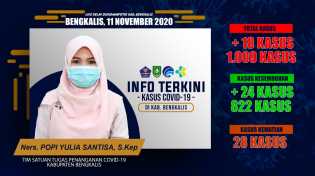 Total Terkonfirmasi Covid-19 Capai 1.009 Pasien