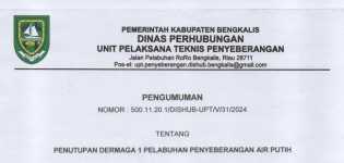 Besok, Dermaga 1 Roro Air Putih Ditutup Karena Perbaikan