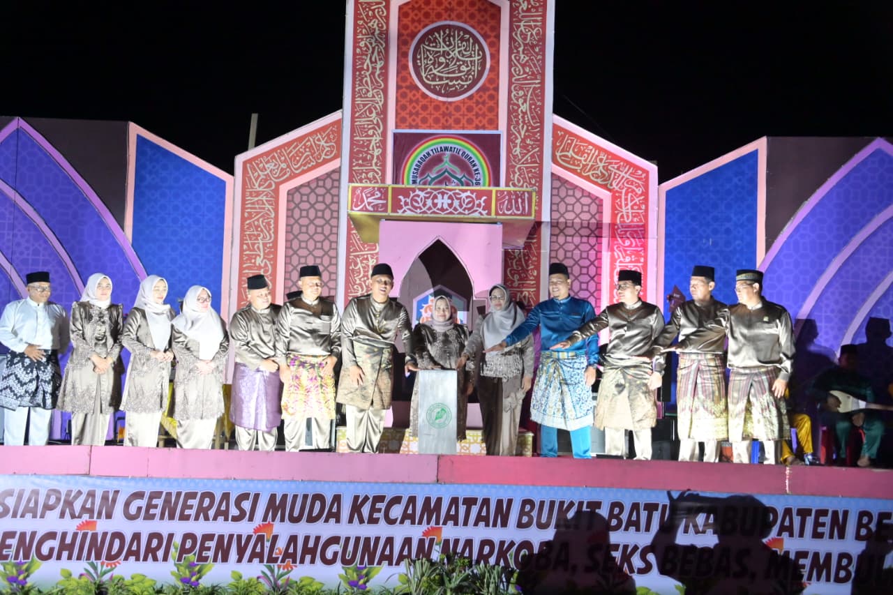 Diikuti 266 Peserta Bermusabaqah, MTQ ke-36 Tingkat Kecamatan Bukit Batu Resmi dibuka