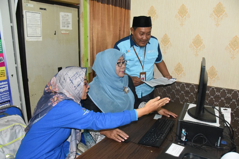 Sukseskan SP 2020 Online, BPS Kabupaten Bengkalis Lakukan Pendampingan di Diskominfotik