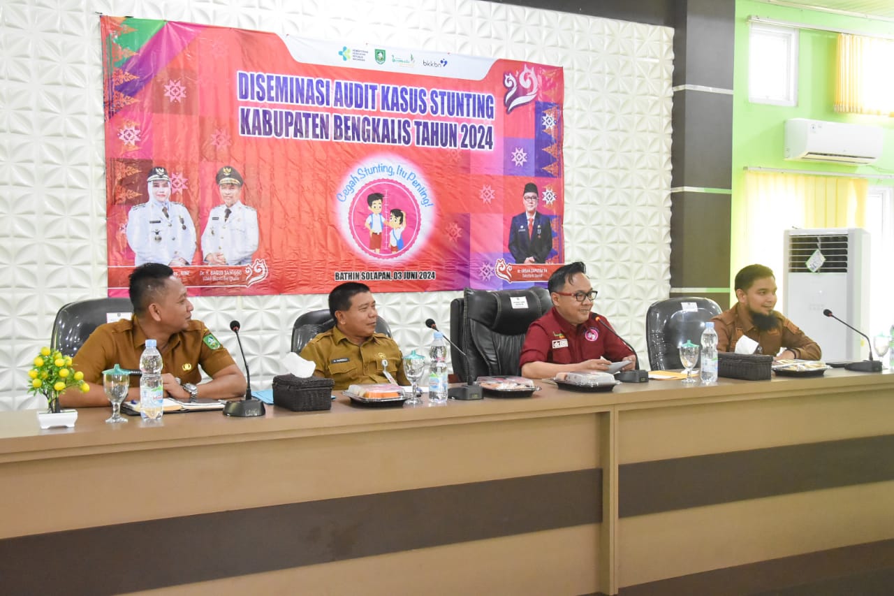 Diseminasi Audit Tahap I, Bupati Bengkalis Ajak Perkuat Sinergi Tekan Prevalensi Stunting