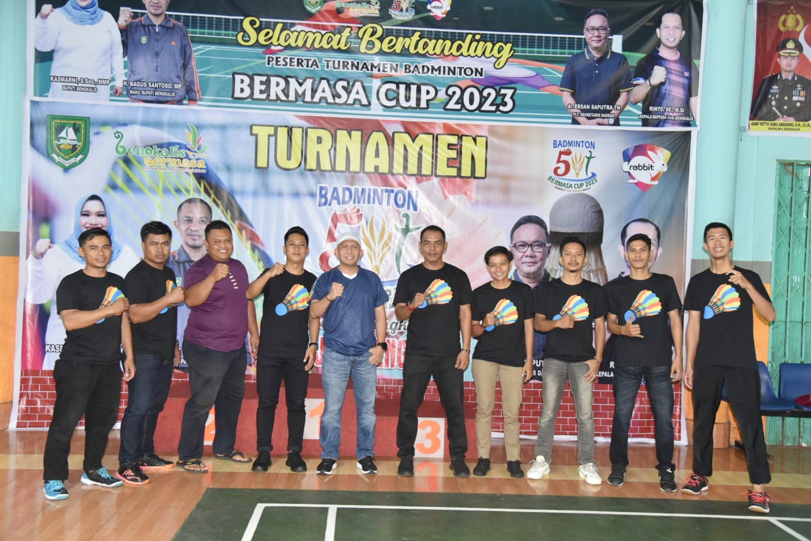 Sempena Hari Jadi Ke-511 Bengkalis, Turnamen Badminton Bermasa Cup 2023 Resmi Dibuka