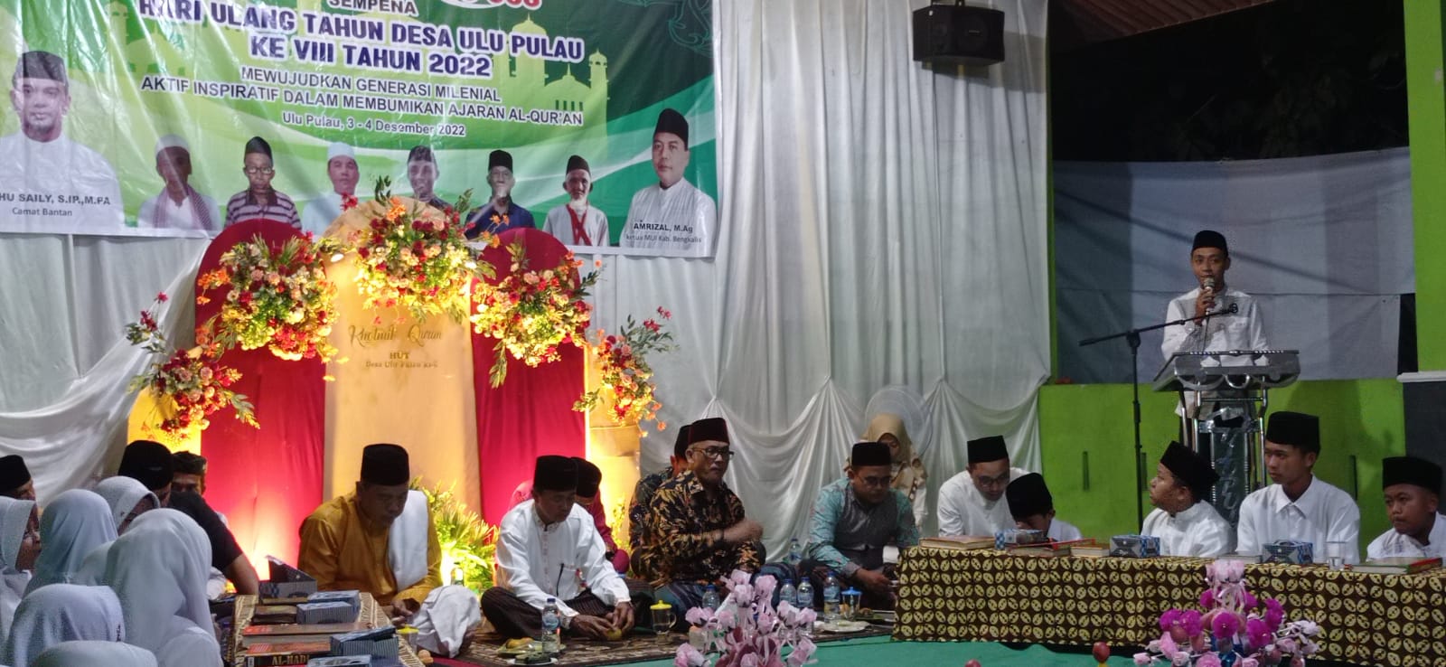 Sempena HUT ke-8 Desa Ulu Pulau, Pemdes  Gelar Khotmil Quran 30 Juz