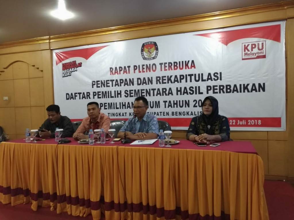 KPU Bengkalis Tetapkan 368.364 DPSHP