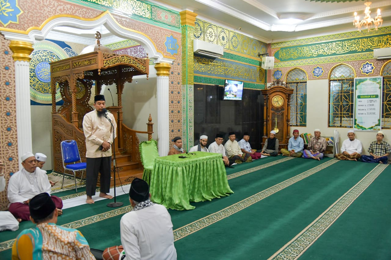 Perkuat Semangat untuk Palestina, Syekh Sadeq Safari Dakwah di Masjid Al-Hakim Bengkalis