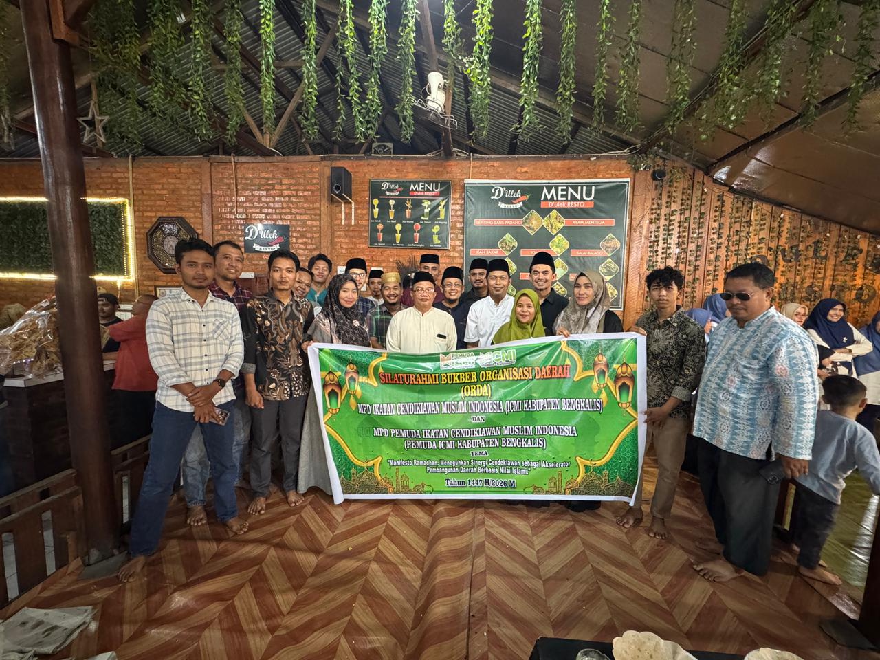 Perdana, ICMI dan Pemuda ICMI Bengkalis Gelar Silaturahmi dan Buka Puasa Bersama