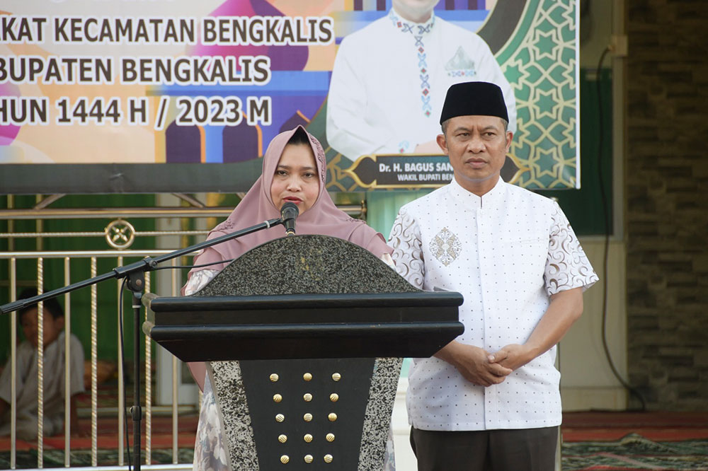 Safari Ramadhan di Masjid Al Falah, Bupati Targetkan Pembangunan Jalan Lingkar Pulau Bengkalis Tuntas di 2024