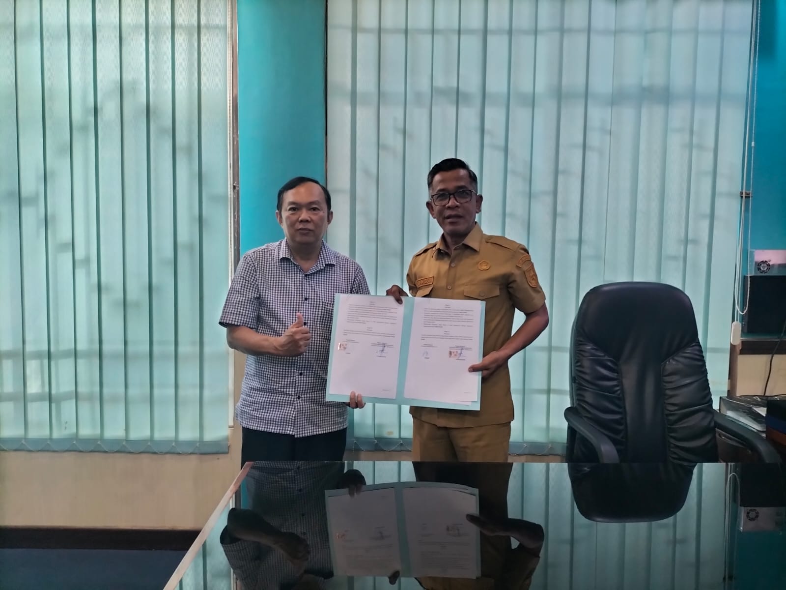 Dukcapil Bengkalis Jalin Kerja Sama dengan Mitra Usaha Lokal untuk Optimalkan Pemanfaatan KIA